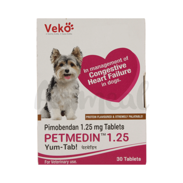 PETMEDIN 1.25 MG TABLET - Animeal