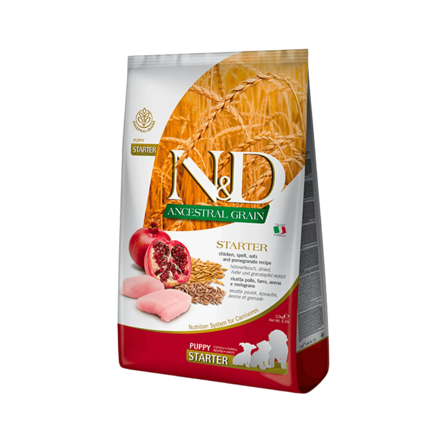 N&D AG CHI STARTER  DRY FOOD (L) 12KG