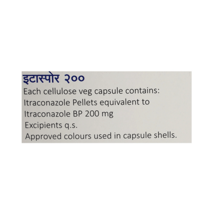ITASPOR 200MG CAPSULES 10CAP