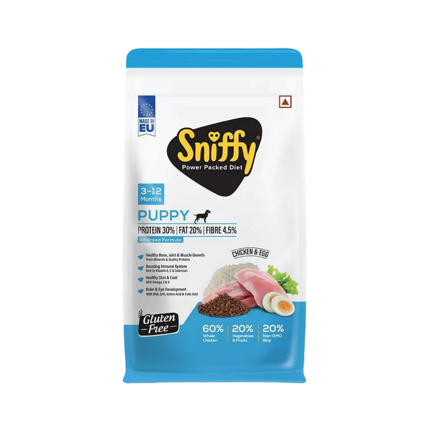 SNIFFY PUPPY CHIC & EGG DRY FOOD (S) 800GM