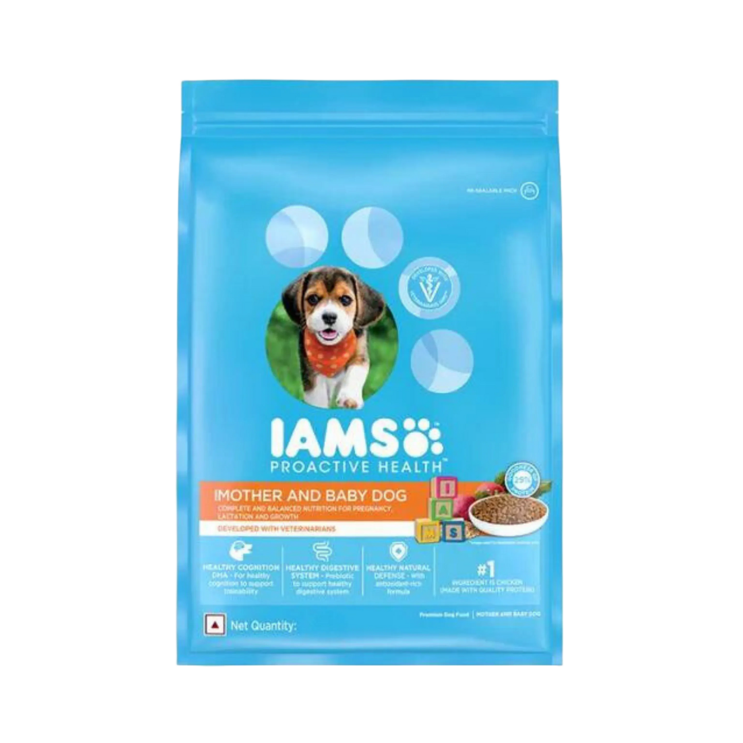 IAMS MOTHER & BABY DOG DRY FOOD (S) 1.5KG