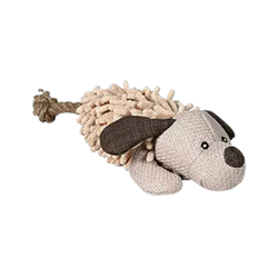 DOG WITH ROPE FABRIC PLUSH 1PC