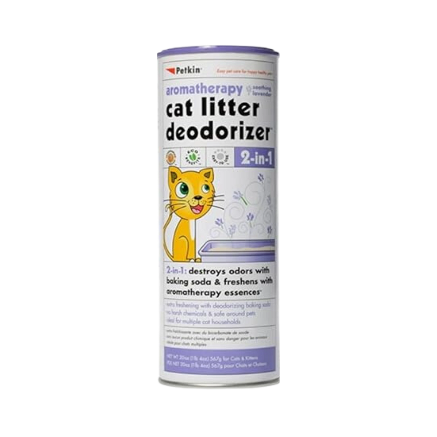 PETKIN CAT LITTER DEODORIZER LAVENDER - Animeal