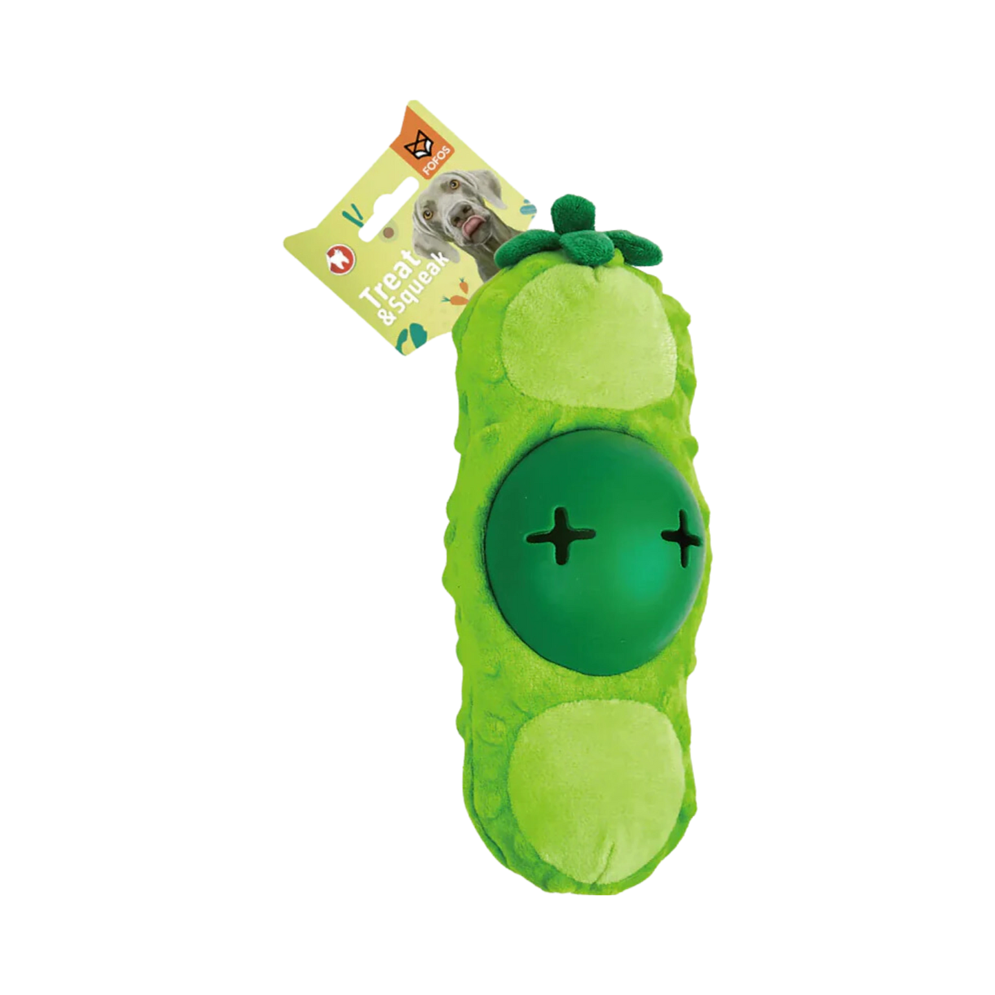 FOFOS CUTE TREAT TOY GREEN BEAN 1PC