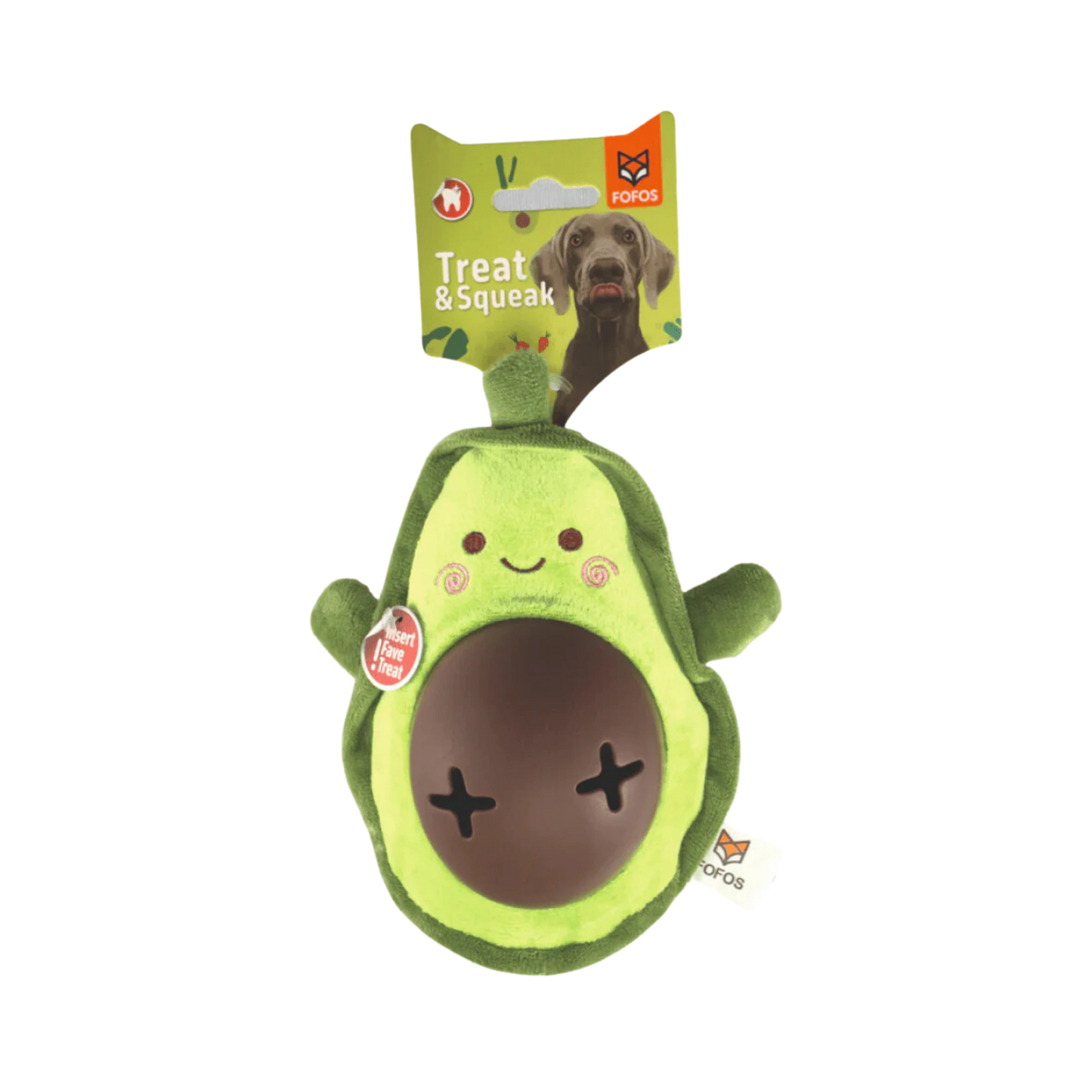 FOFOS CUTE TREAT TOY AVOCADO 1PC