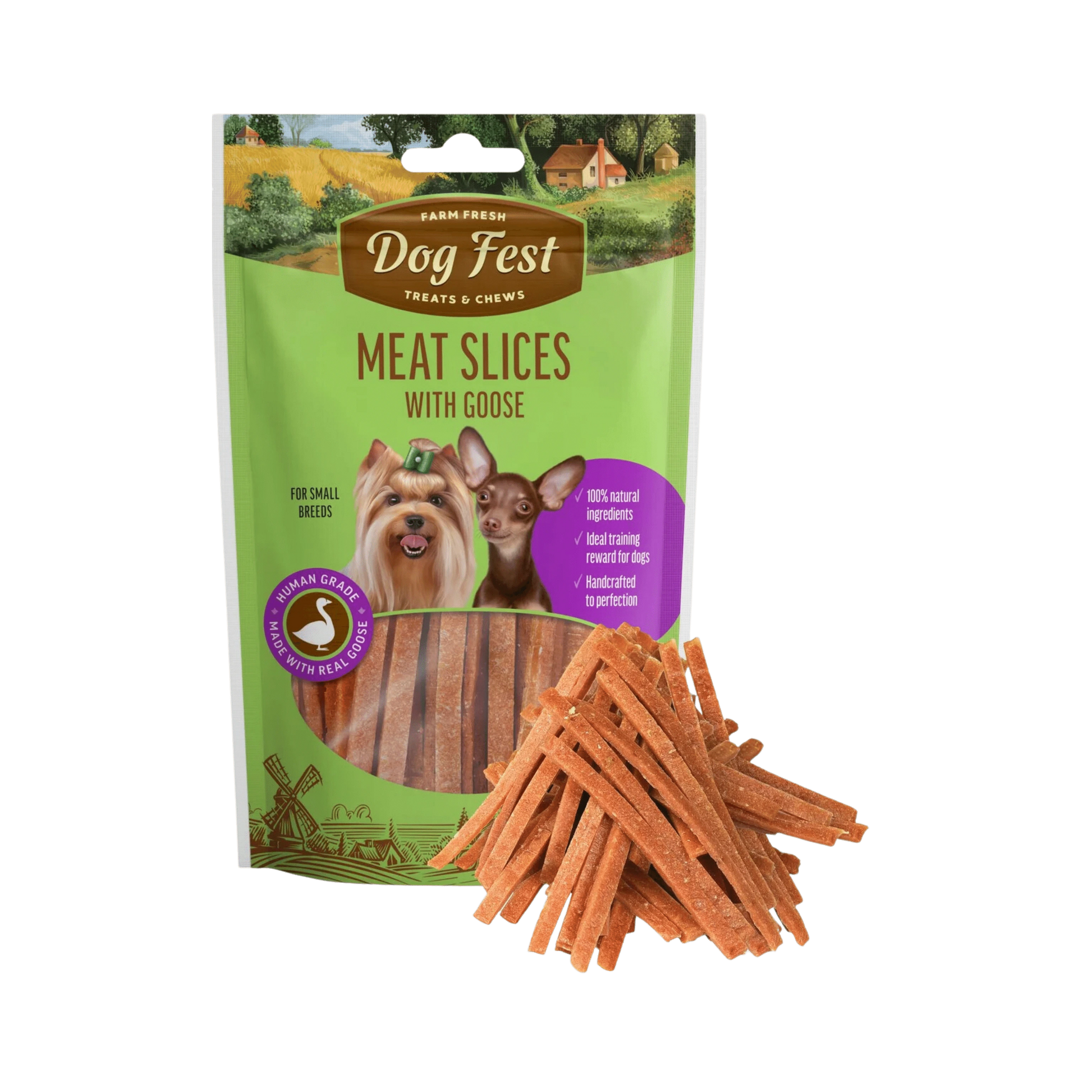 DOGFEST SLICE WITH GOOSE 55GM