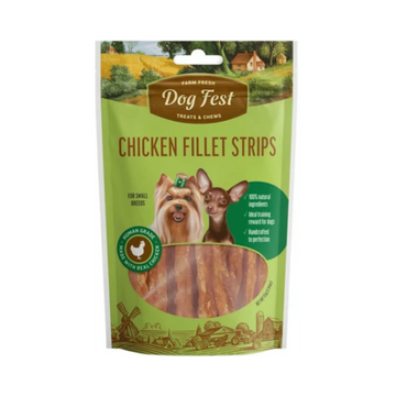 DOGFEST CHICKEN FILLET STRIPS - Animeal