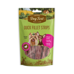 DOGFEST DUCK FILLET STRIPS 90GM