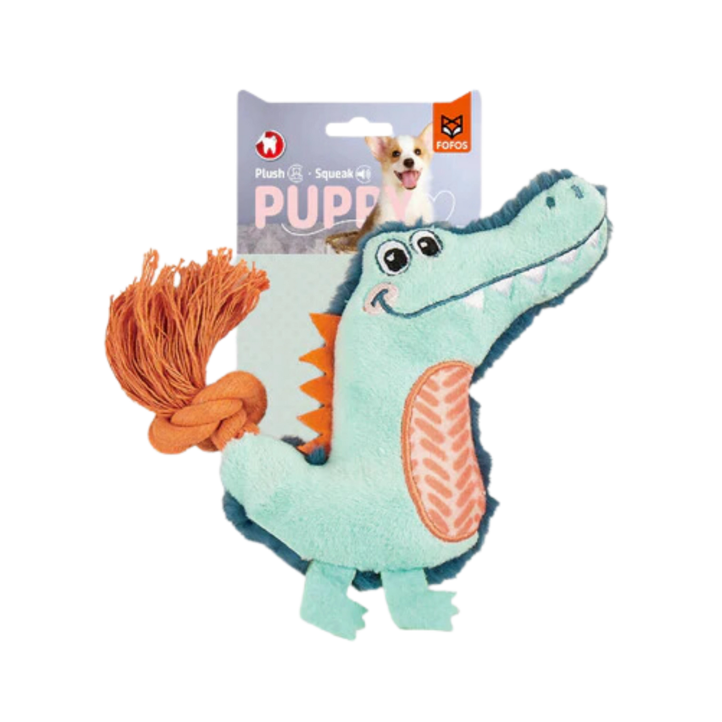 FOFOS PUPPY TOY ALLIGATOR 1PC