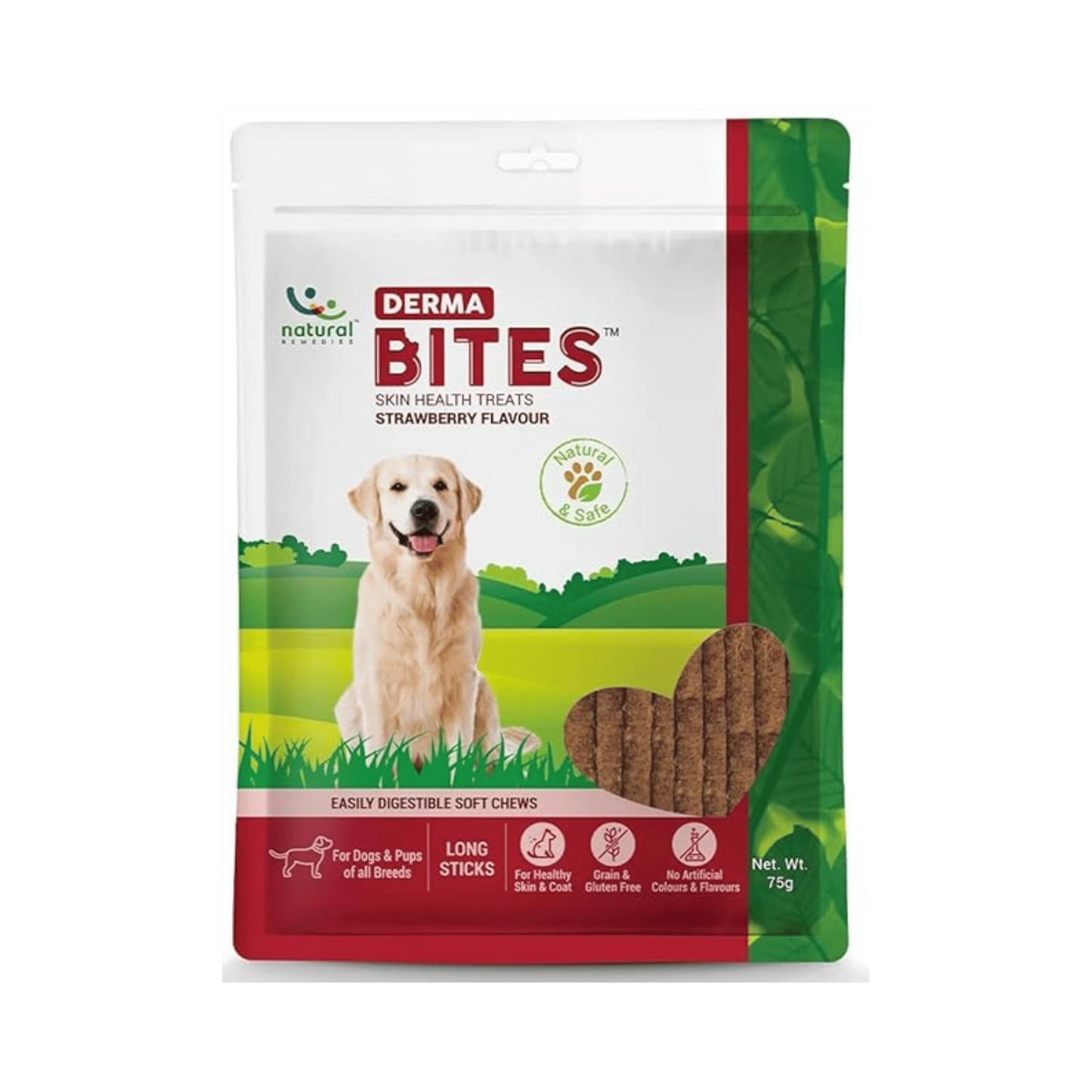 DERMA BITES STRAWBERRY FLAVOUR 75GM