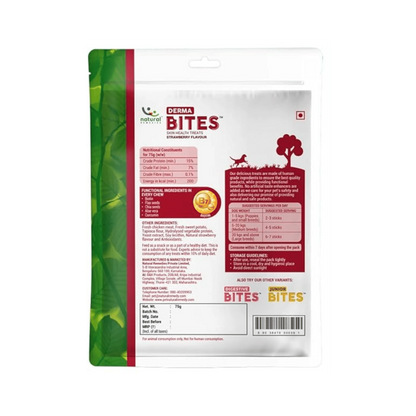 DERMA BITES STRAWBERRY FLAVOUR 75GM