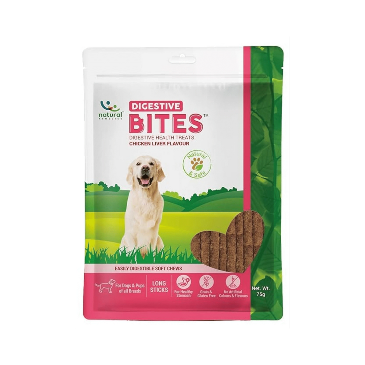 DIGESTIVE BITES CHIC & LIV FLAVOUR 75GM