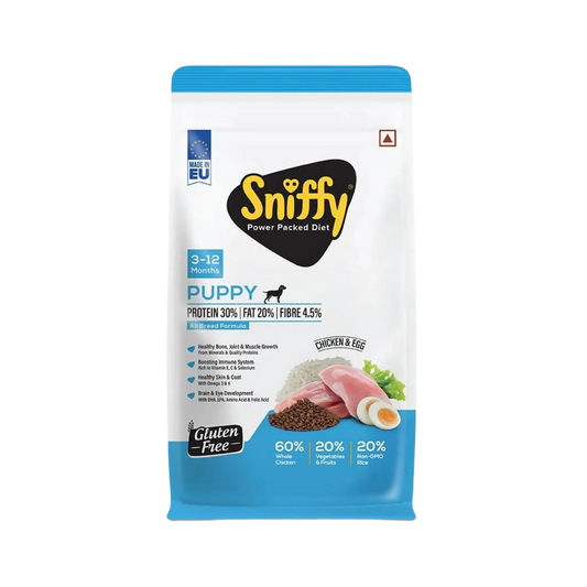 SNIFFY PUPPY CHIC & EGG DRY FOOD (M) - Animeal