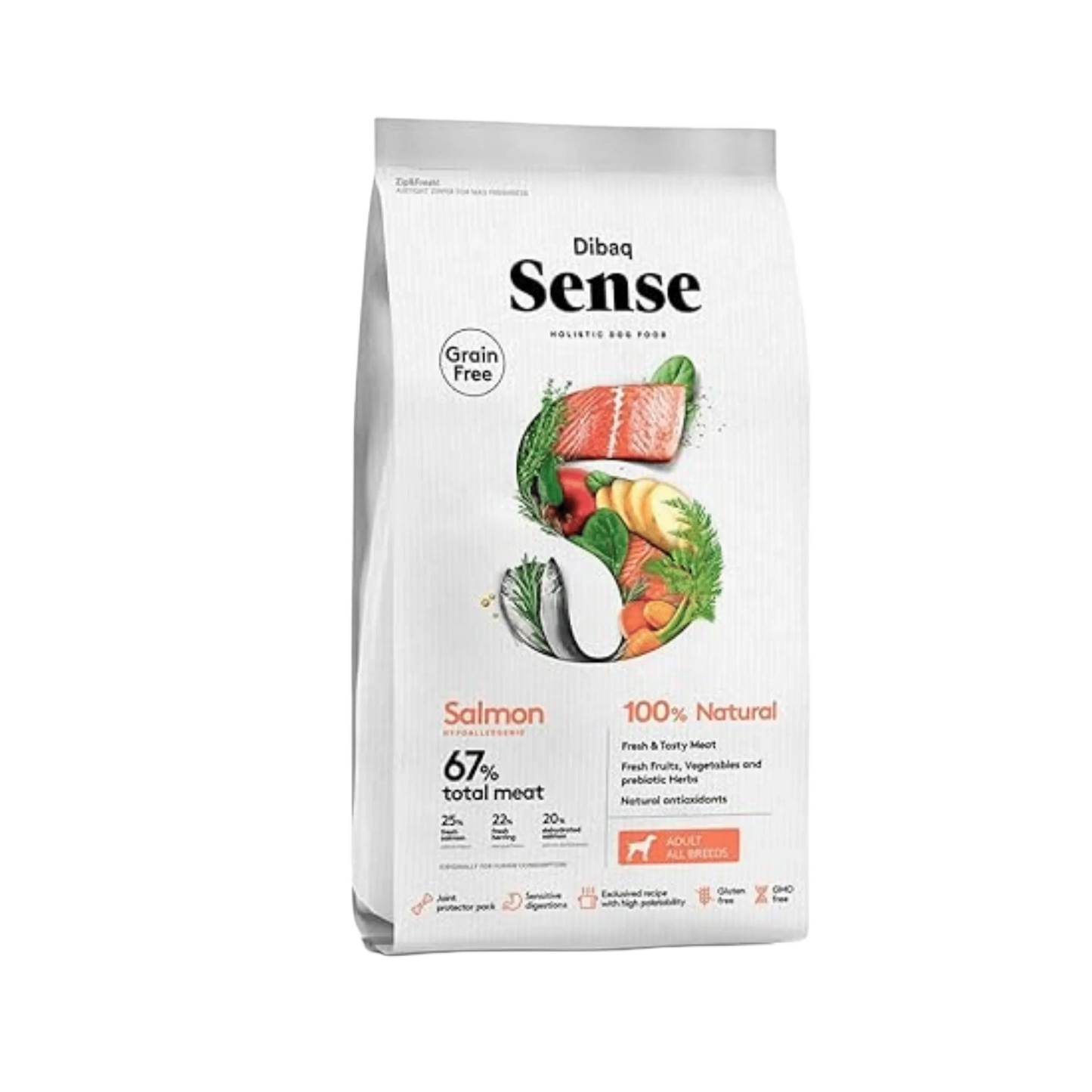 DIBAQ SENSE SALMON DRY FOOD 2KG