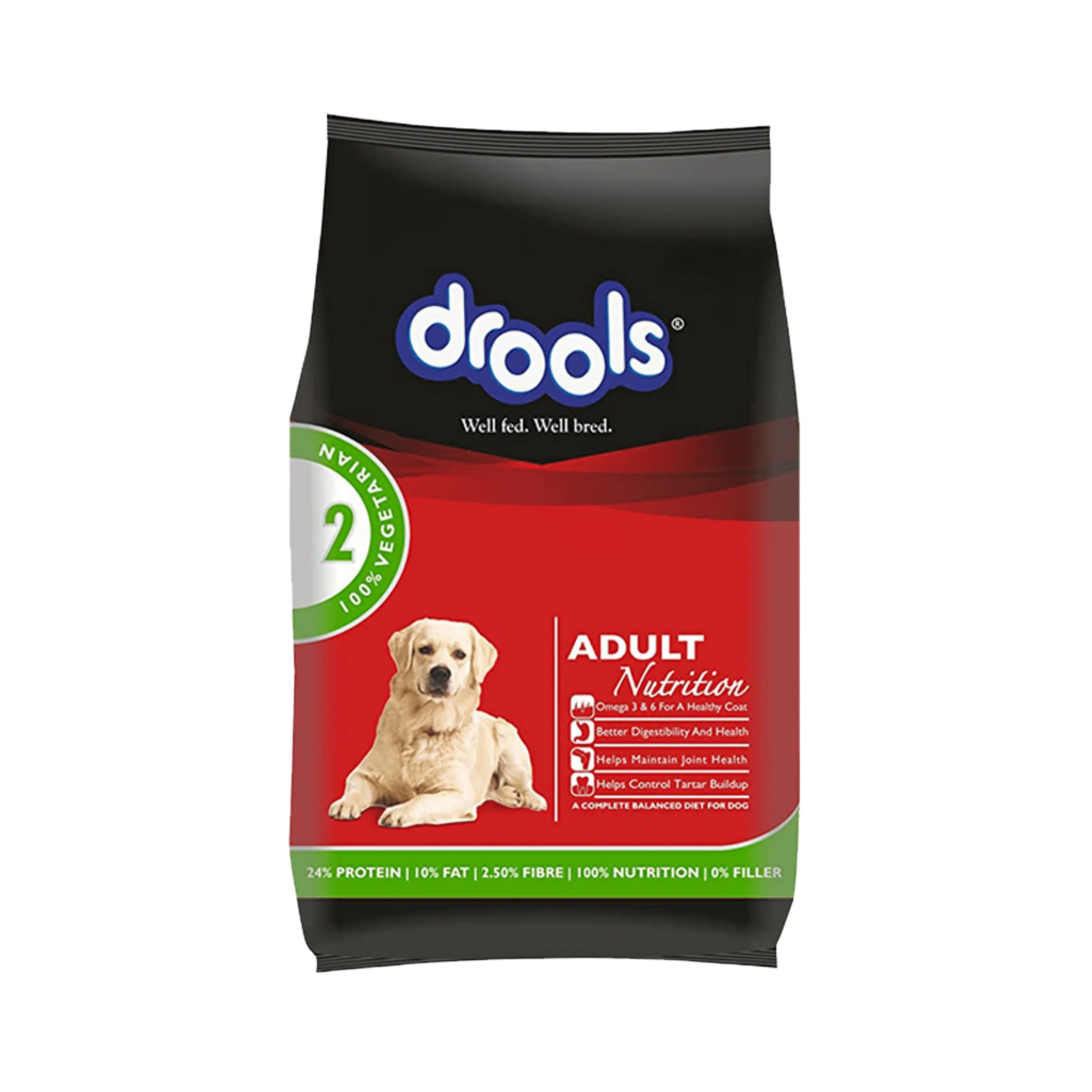 DROOLS VEG ADULT PUPPY DOG DRY FOOD L Upto 15 Off Animeal