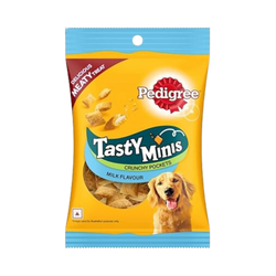 PEDIGREE TASTY MINI MILK FLAV CRUNCHY POCKET TREAT 60GM