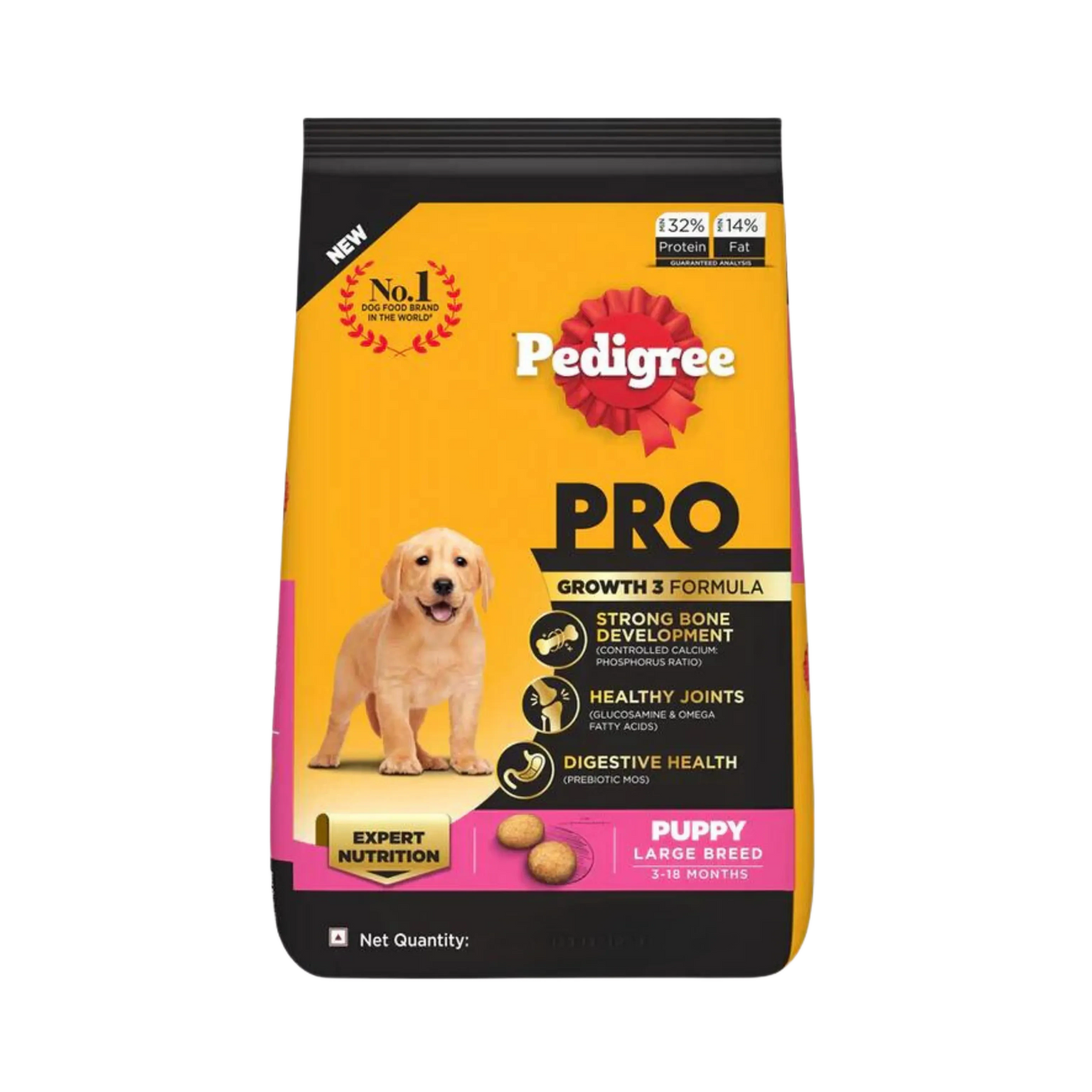 PEDIGREE PRO PUPPY LARGE BREED DRY FOOD (S) 1.2KG