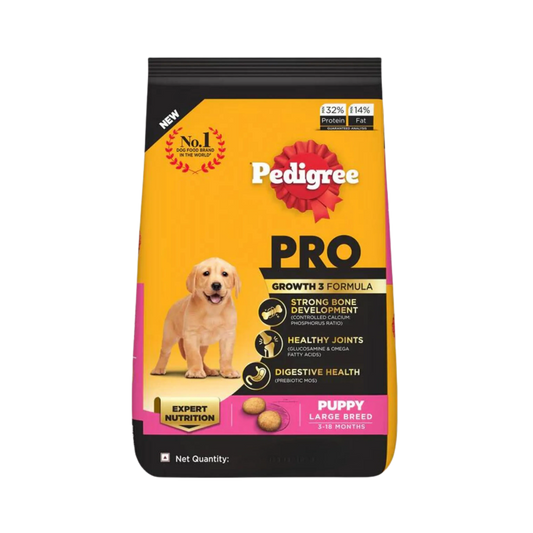 PEDIGREE PRO PUPPY LARGE BREED DRY FOOD (S) 1.2KG