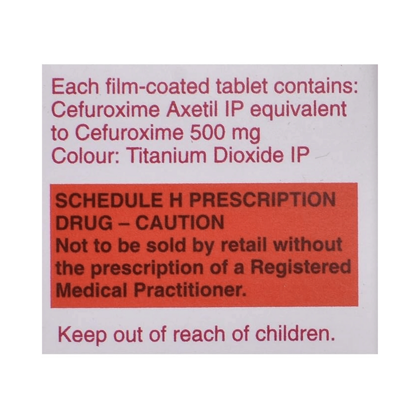 CEFTUM 500MG TABLET 4TAB