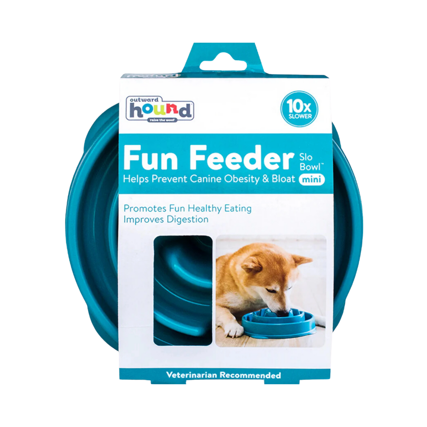 TRIXIE FUN FEEDER SLO-BOWL TINY SLOW 1PC