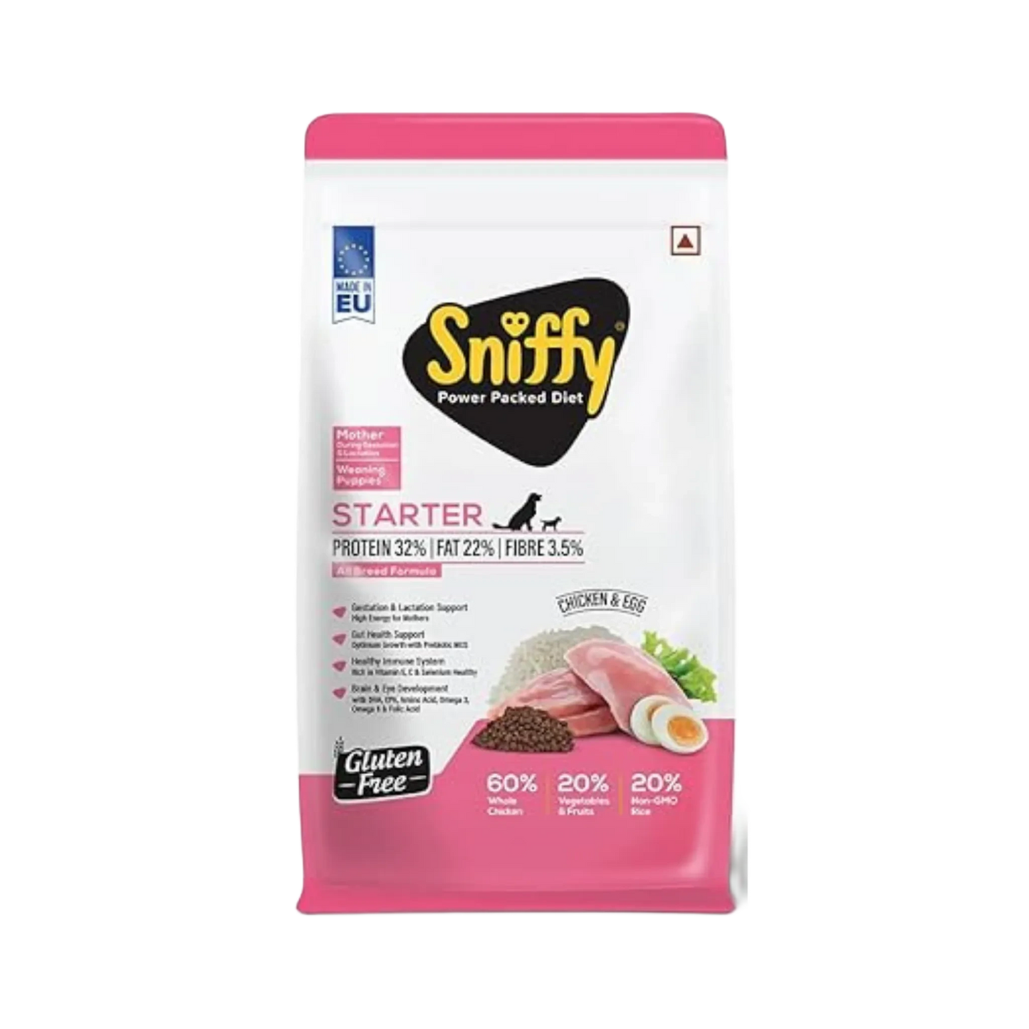 SNIFFY STARTER CHICKEN & EGG (L) 10KG