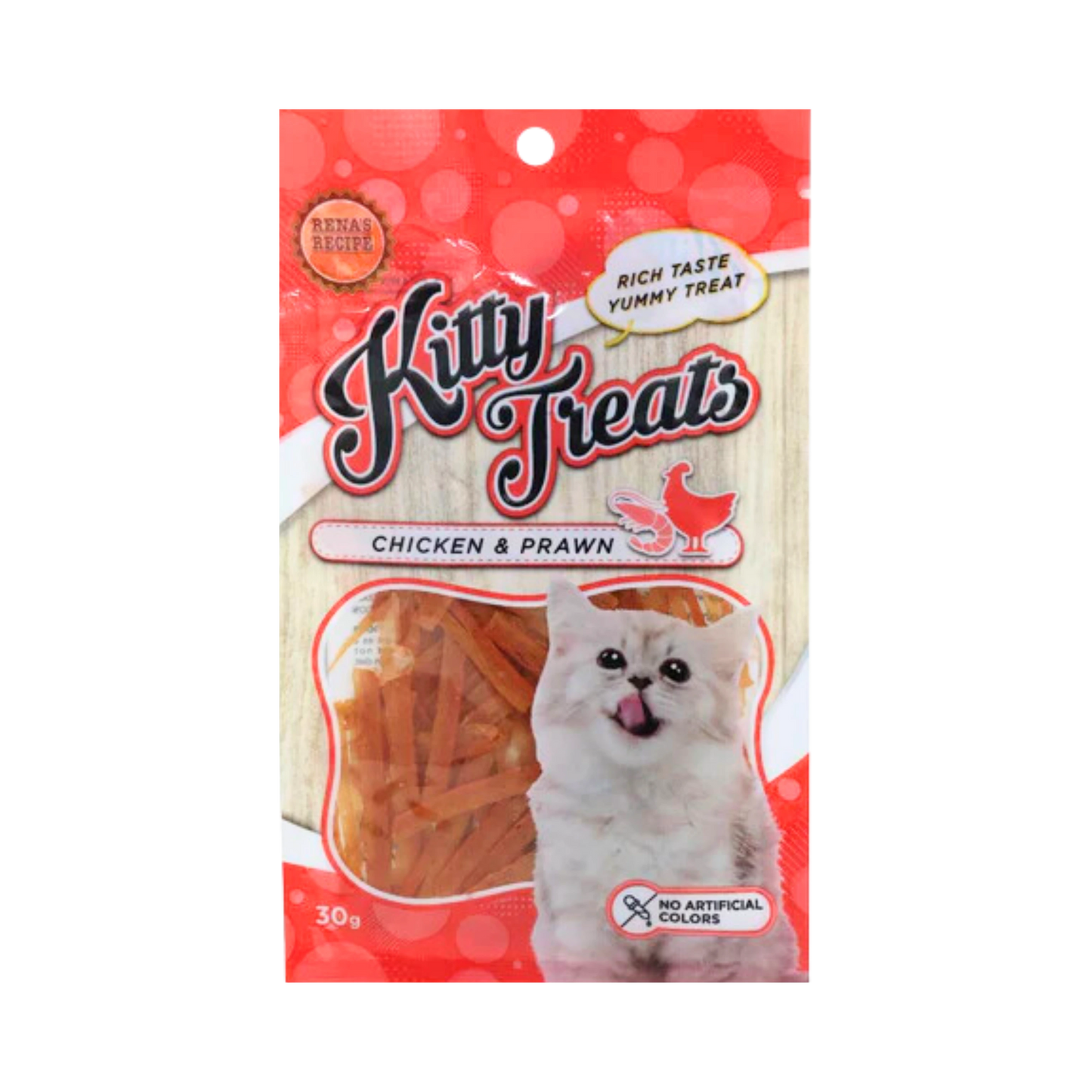 KITTY TREATS CHIC WITH SHRIMP 30GM