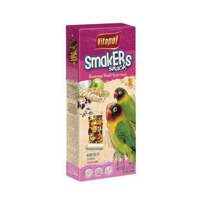 VITAPOL FRUIT SMAKERS FOR LOVEBIRDS 90GM