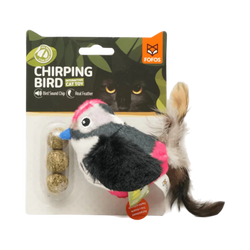 FOFOS BLACK BIRD WITH CATNIP BALLS 1PC