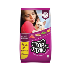 TOPTAIL KITTEN SALMON & CHI DRY FOOD (M) - Animeal