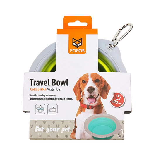 FOFOS COLLAPSIBLE BOWLS GREEN 500ML