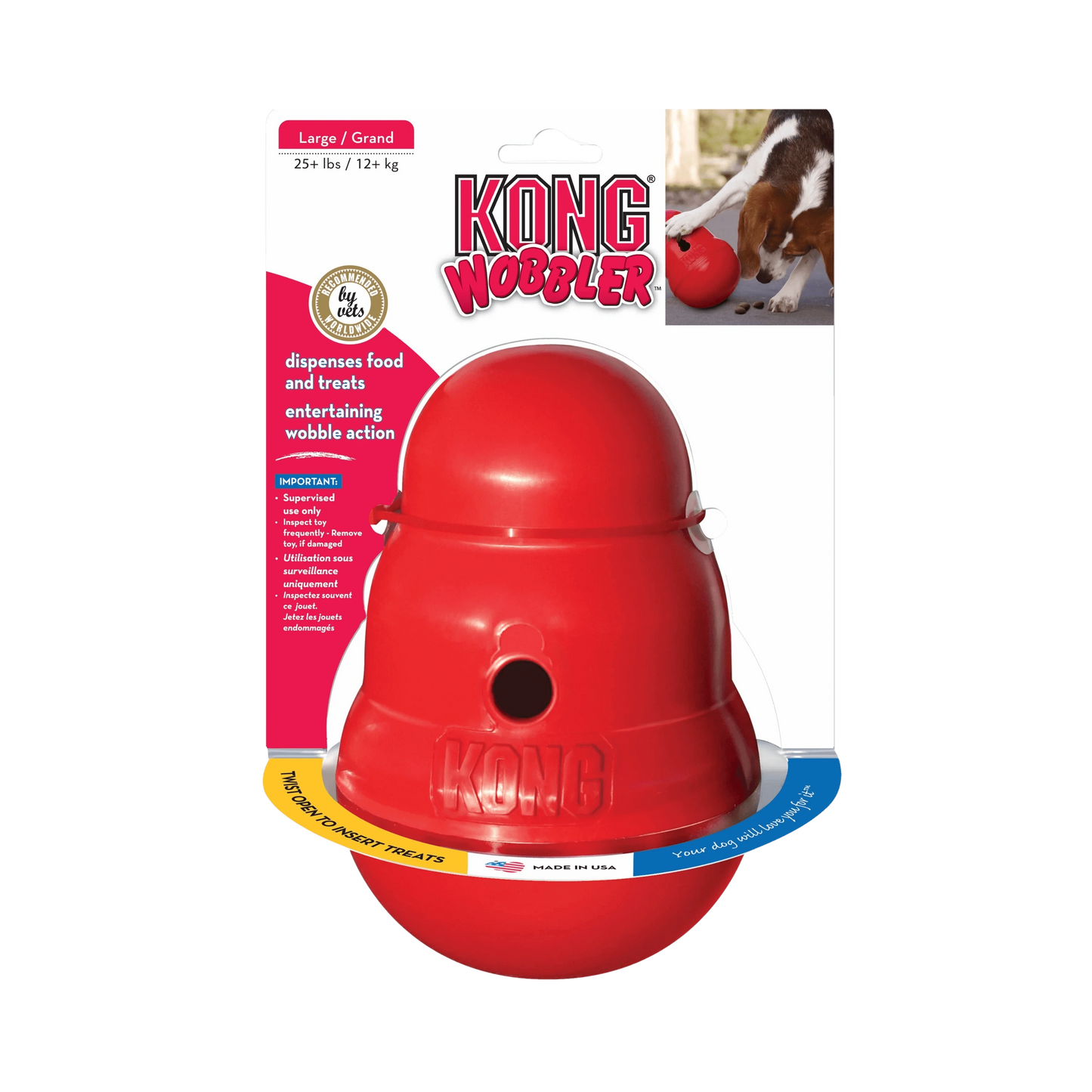 KONG WOBBLER TOY (L) - Animeal