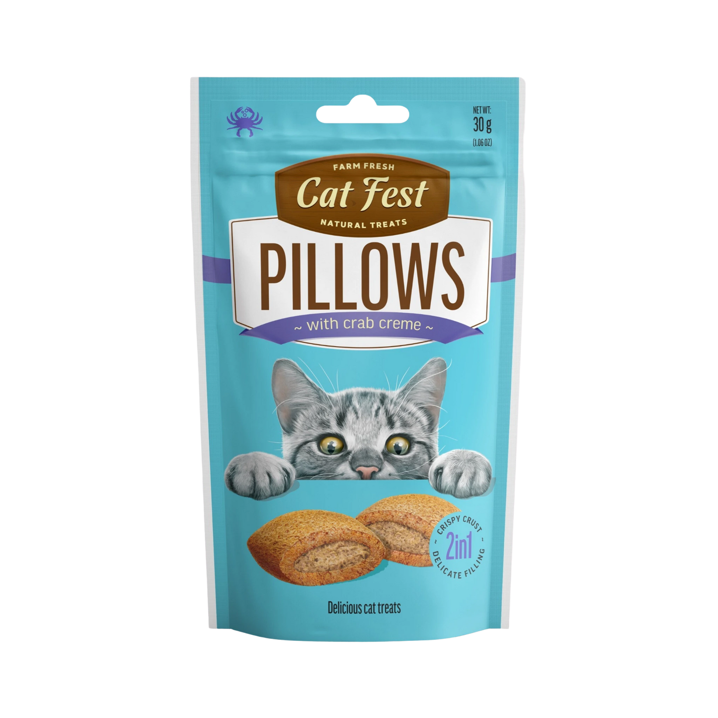 CATFEST PILLOWS WITH CRAB CREAM - Animeal