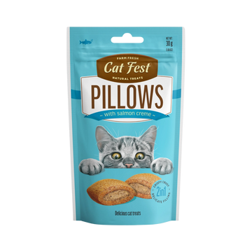 CATFEST PILLOWS WITH SALMON CREAM - Animeal