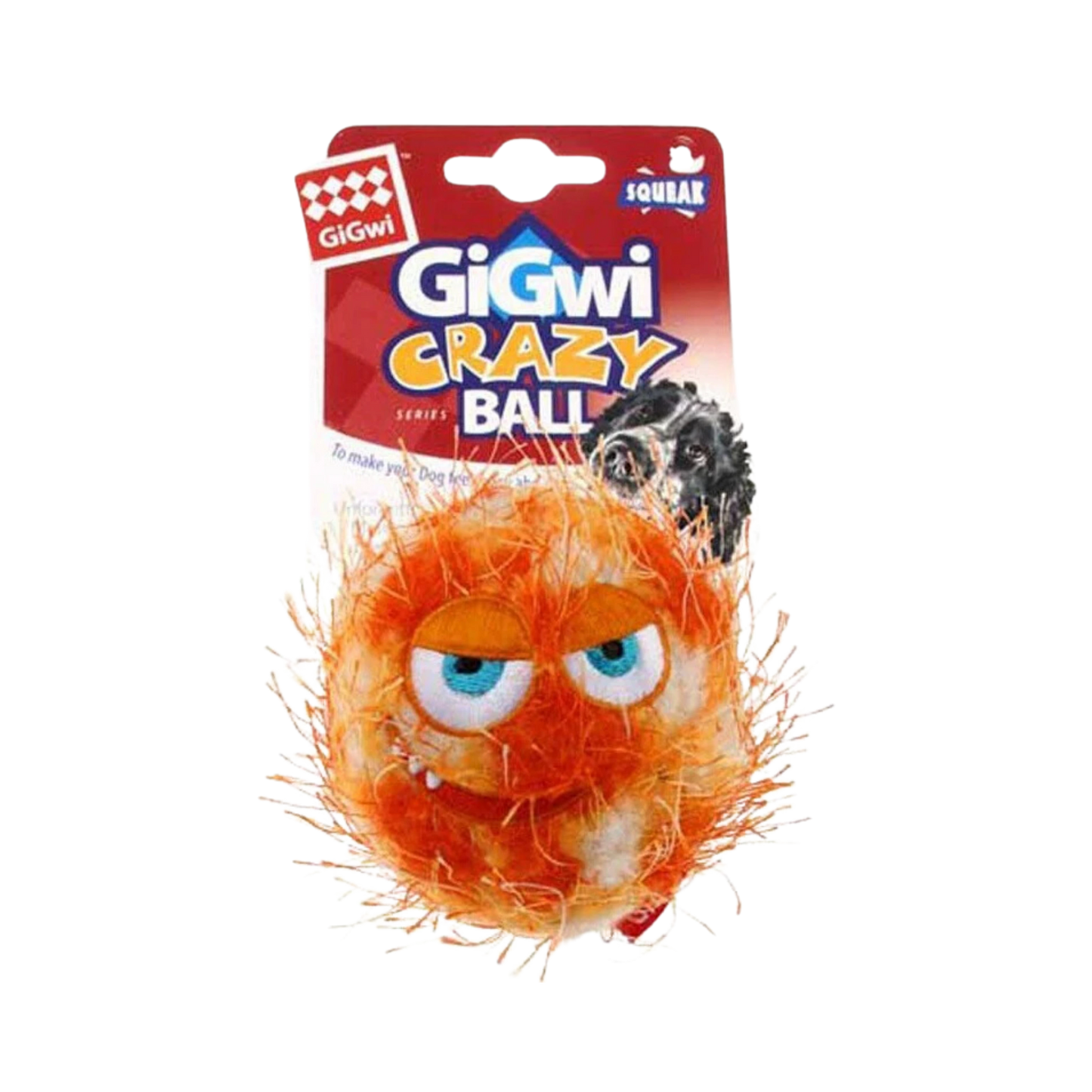 GIGWI CRAZY BALL SQUEAKER 1PC