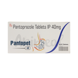 PANTOPET 40MG TABLET 10TAB