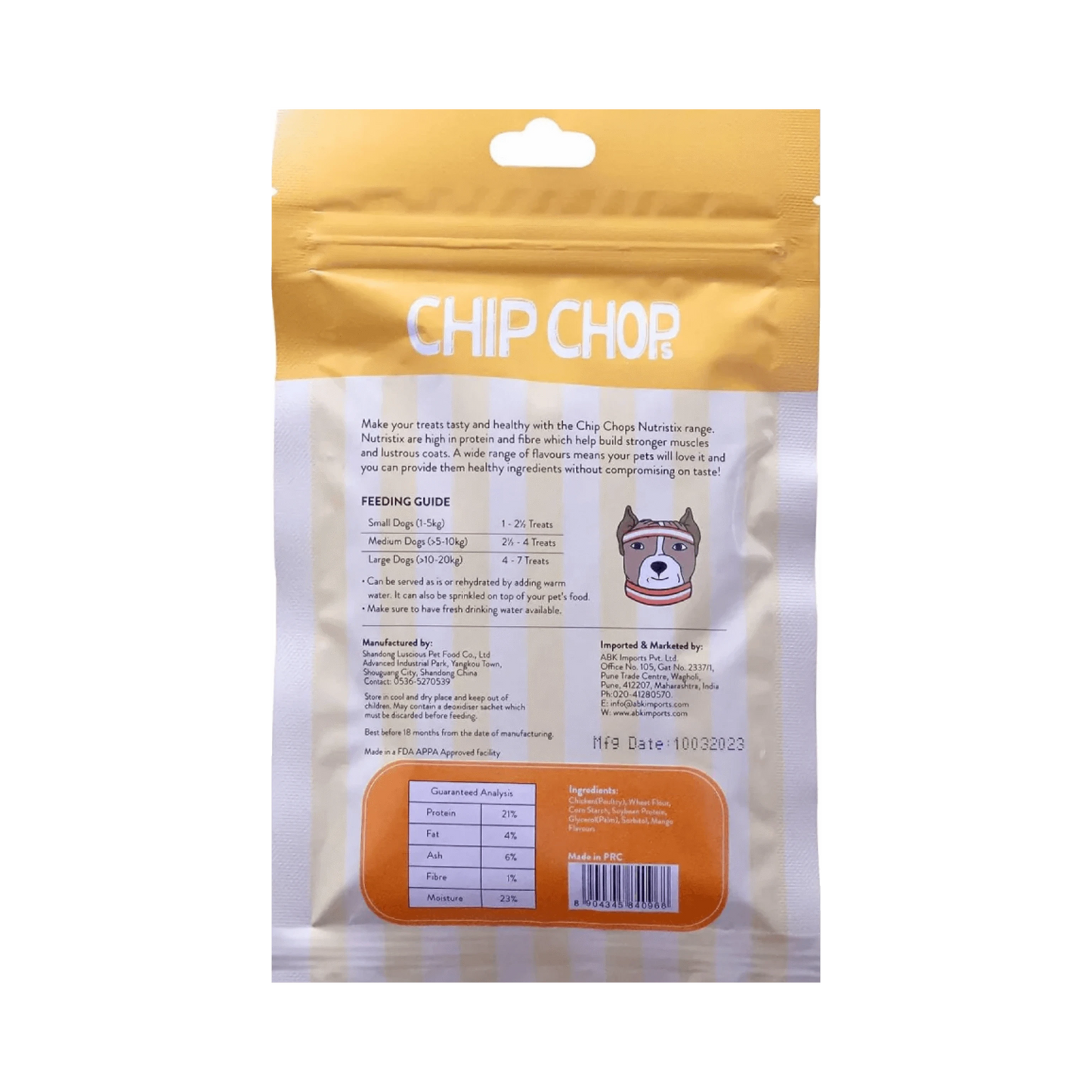 CHIP CHOP NUTRISTIX MANGO (S) 70GM