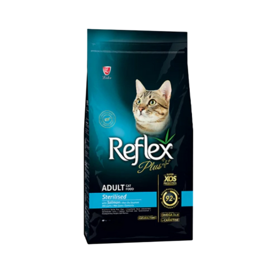 REFLEX STERILISED SALMON CAT DRY FOOD(S) 1.5KG