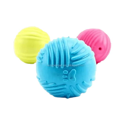 CANINE CREW RUBBER SQUEAKY BALL - Animeal