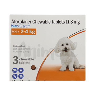 NEXGARD 2KG TO 4KG DOG TABLET 3TAB