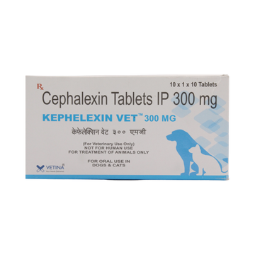 KEPHELEXIN VET 300MG TABLET 300MG