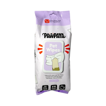 PAWPAYA PET WIPES 20 X 18CM