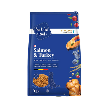 VIVALDIS SALMON & TURKEY ADULT DRY FOOD (S) 2KG