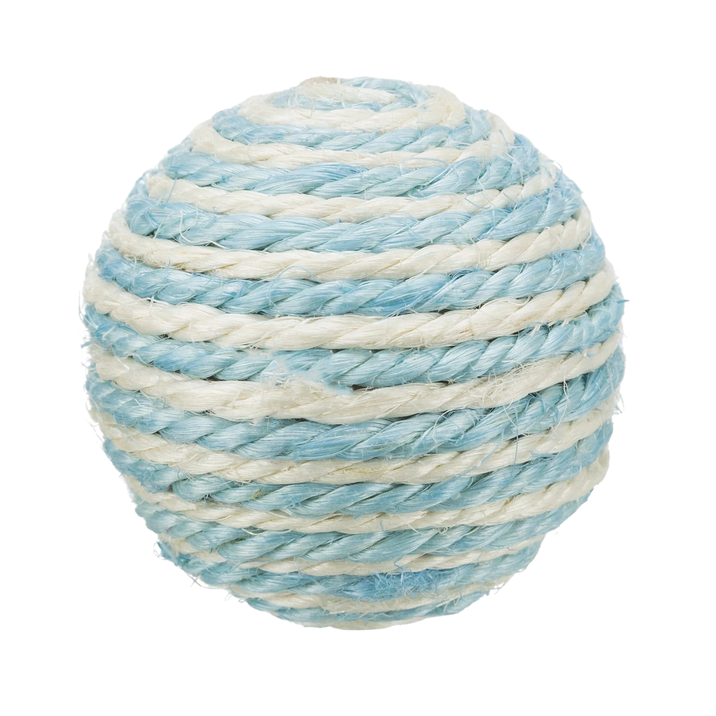 TRIXIE SISAL BALL WITH RATTLE DIA TOY 6CM