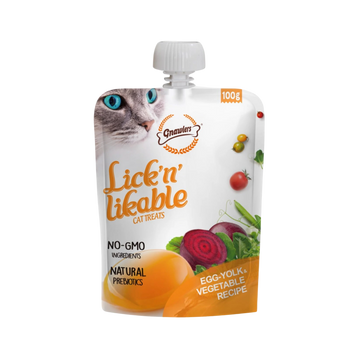 GNAWLERS LICK N LIKABLE EGG & VEG TREAT - Animeal