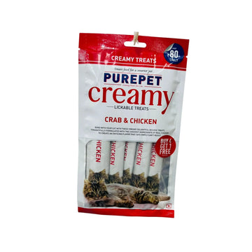 PUREPET CREAMY TREAT CRAB & CHICKEN - Animeal