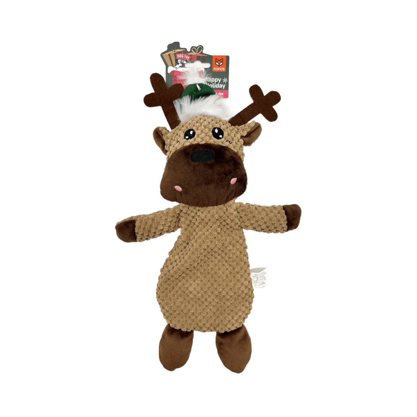 FOFOS XMAS REINDEER CRINKLE TOY - Animeal