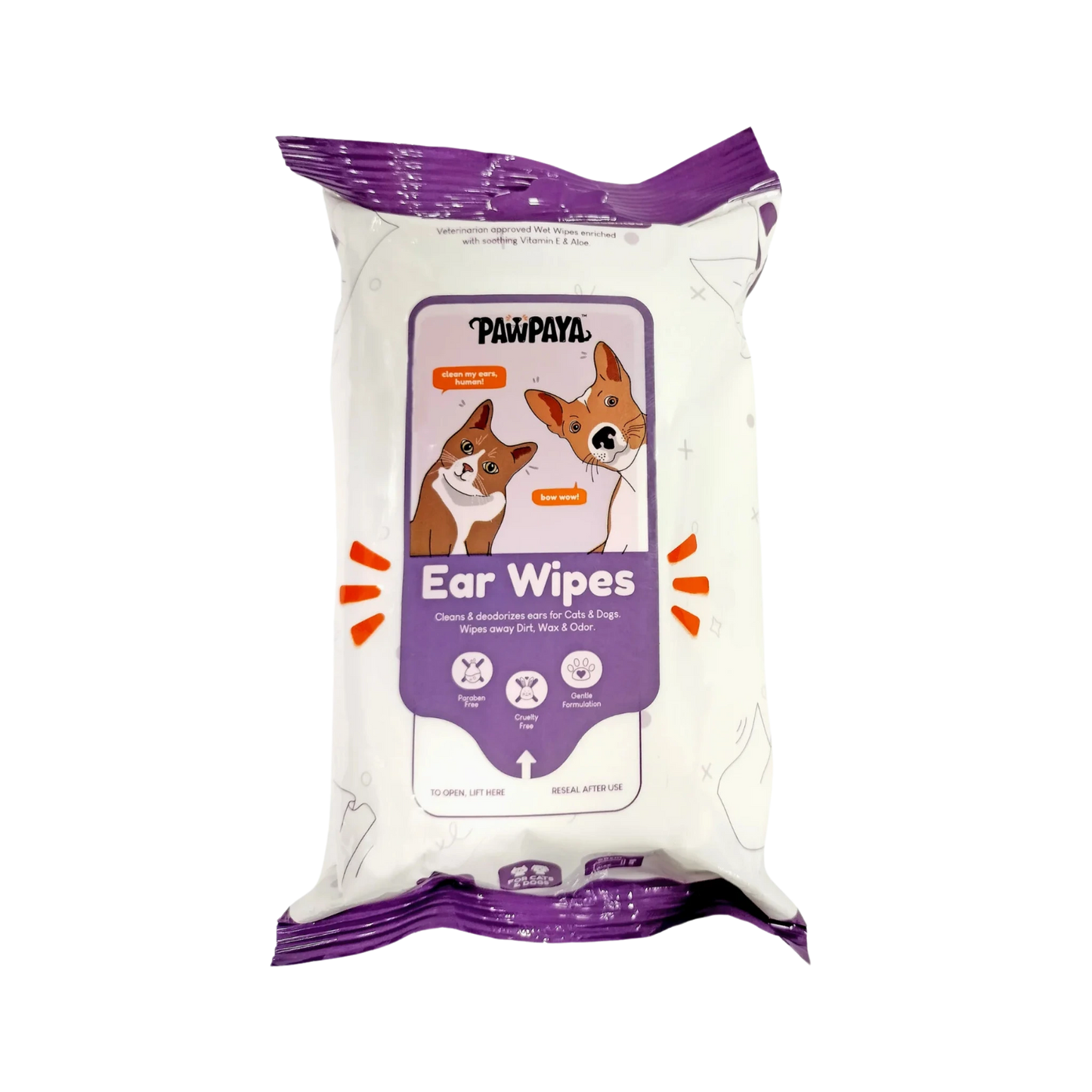 PAWPAYA EAR WIPES - Animeal