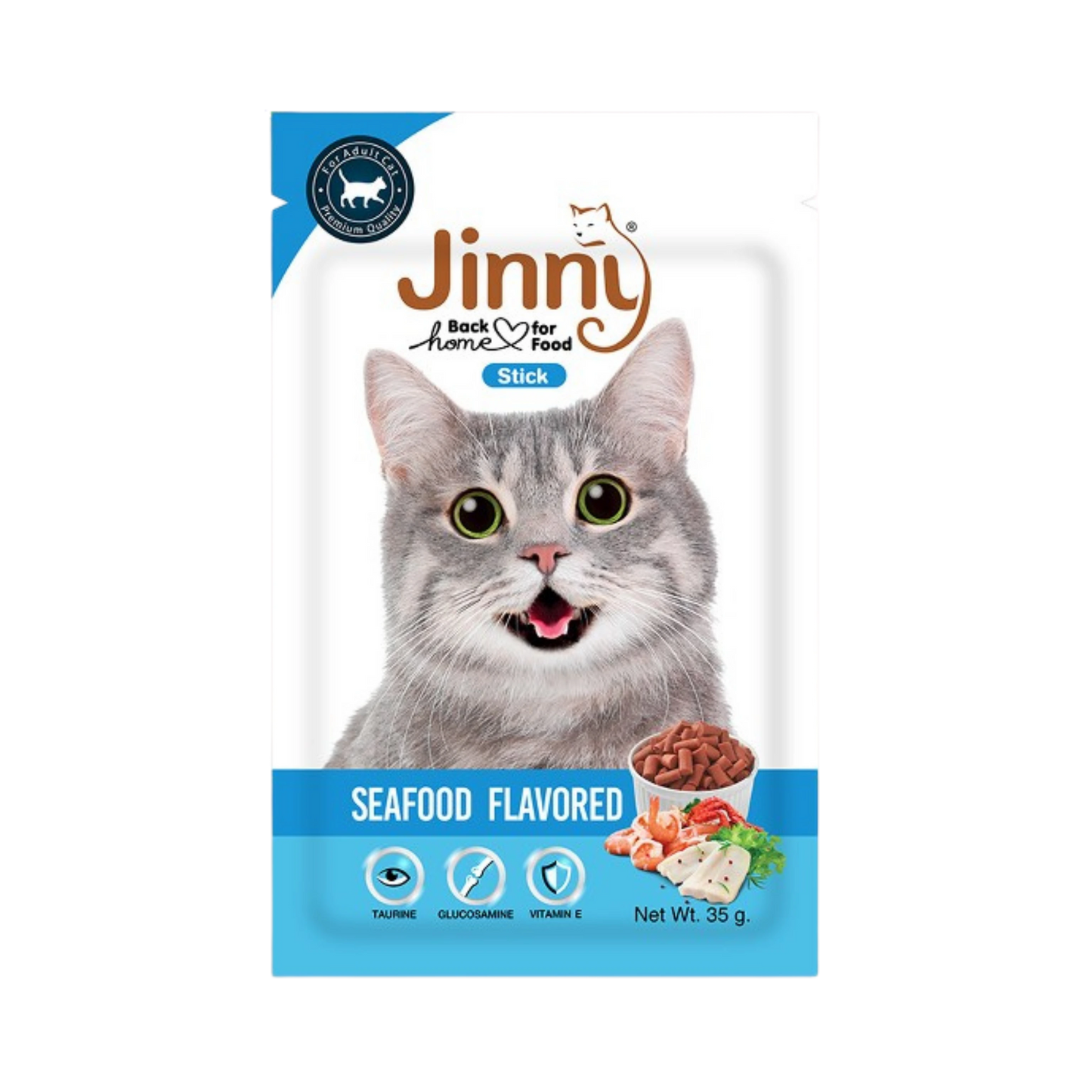 JINNY CAT SEAFOOD TREAT 35GM