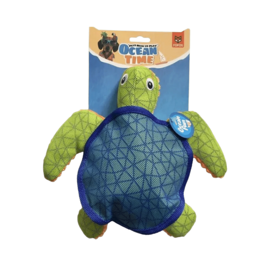FOFOS OCEAN ANIMAL CHEWING SQUEAKY TURTLE TOY - Animeal