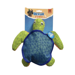 FOFOS OCEAN ANIMAL CHEWING SQUEAKY TURTLE TOY - Animeal